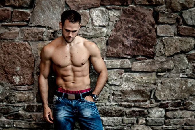 Männer Portrait - Bodybuilder - Business - Social Media